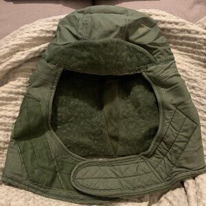 Vintage US Military Army M1976 Winter Helmet Liner Cap OG Olive Green Wool - M
